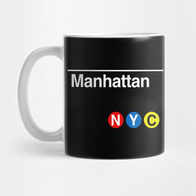 Manhattan Subway Sign by PopCultureShirts